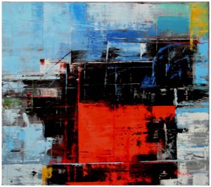 ΤΟ ΤΑΞΙΔΙ, λάδι σε μουσαμά, 70x80